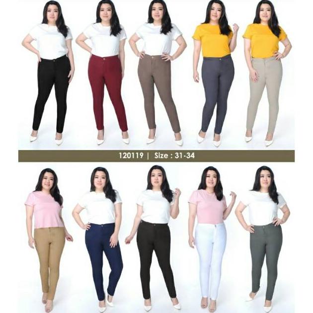 Celana Miss Hotty Bigsize Celana Wanita Import Jegging Hw Highwaist Original Jumbo