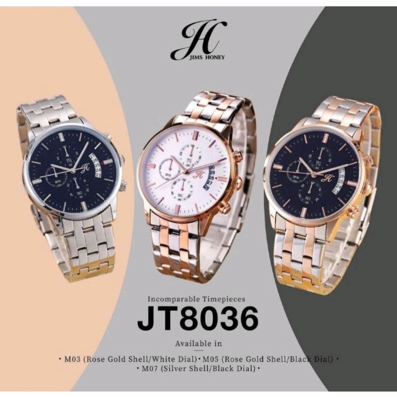 (BISA COD) JT8036 Jimshoney Jam tangan pria