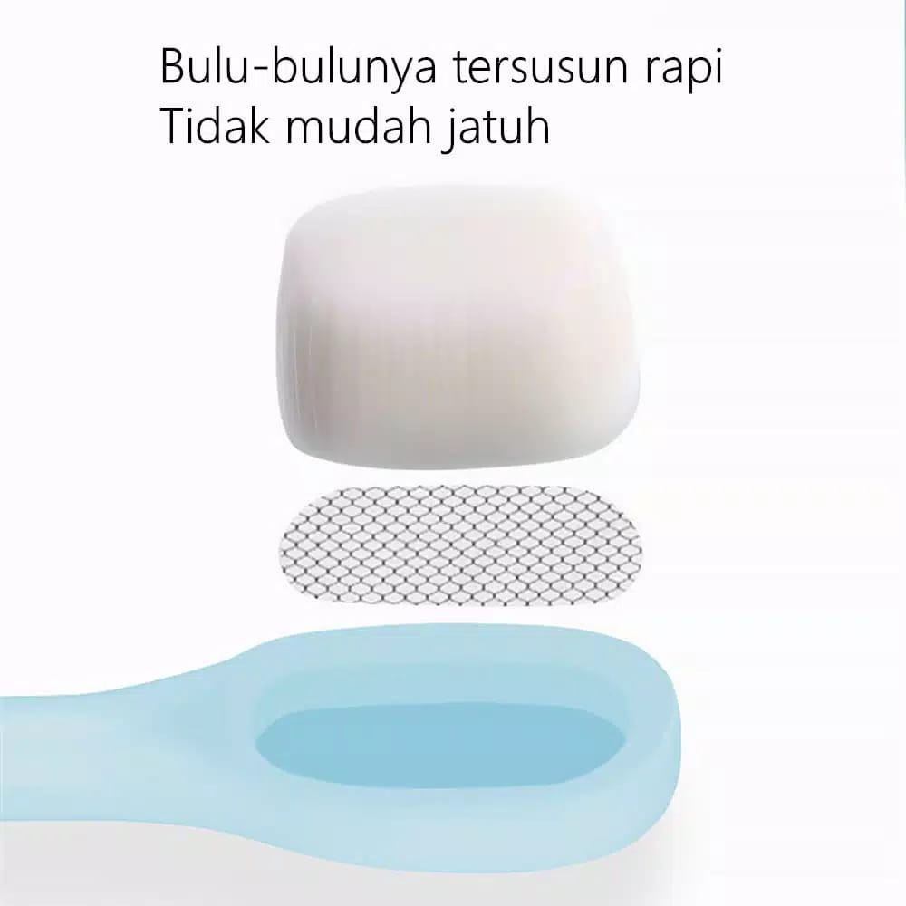 Sikat Gigi Anak H407 Dengan Bulu Halus dan Lembut Cotton Toothbrush ACC