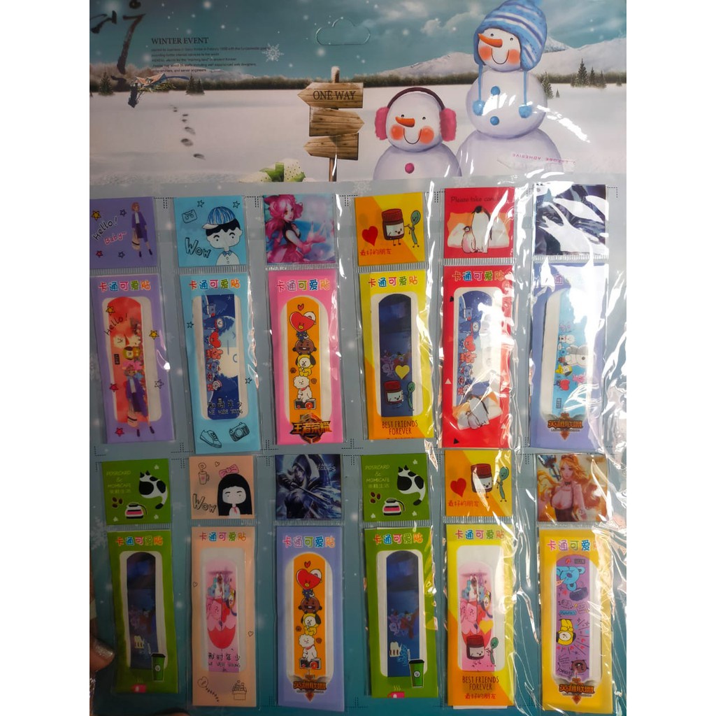 Band Aid / Hansaplast Anak Motif karakter Lucu isi 5 lembar haniplas termurah