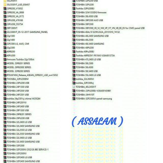 Firmware TV dan tutorial