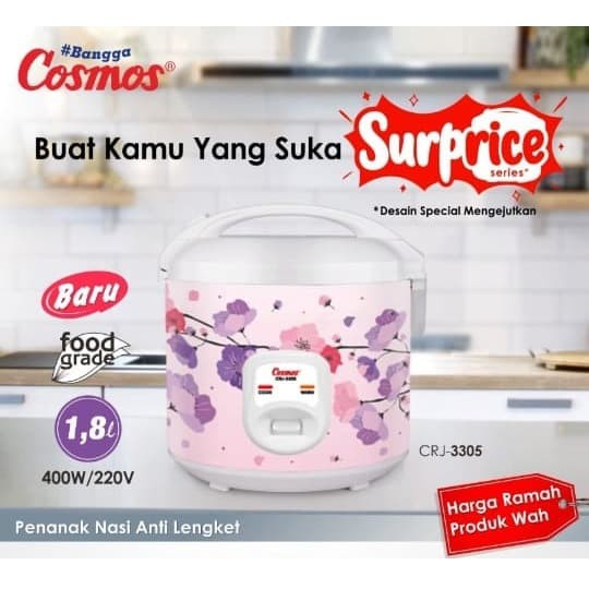 Rice Cooker Cosmos CRJ-3305 (1.8 Liter)