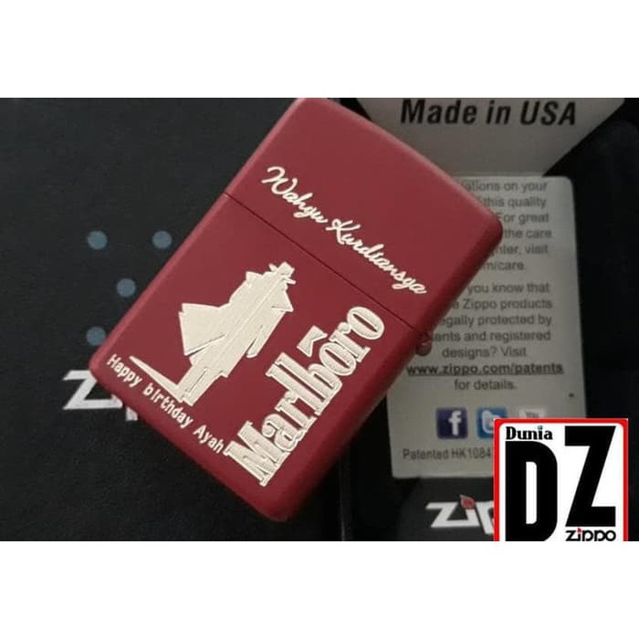 terbaru KOREK API ZIPPO GRAFIR / ZIPPO CUSTOM GRAFIR MARLBORO