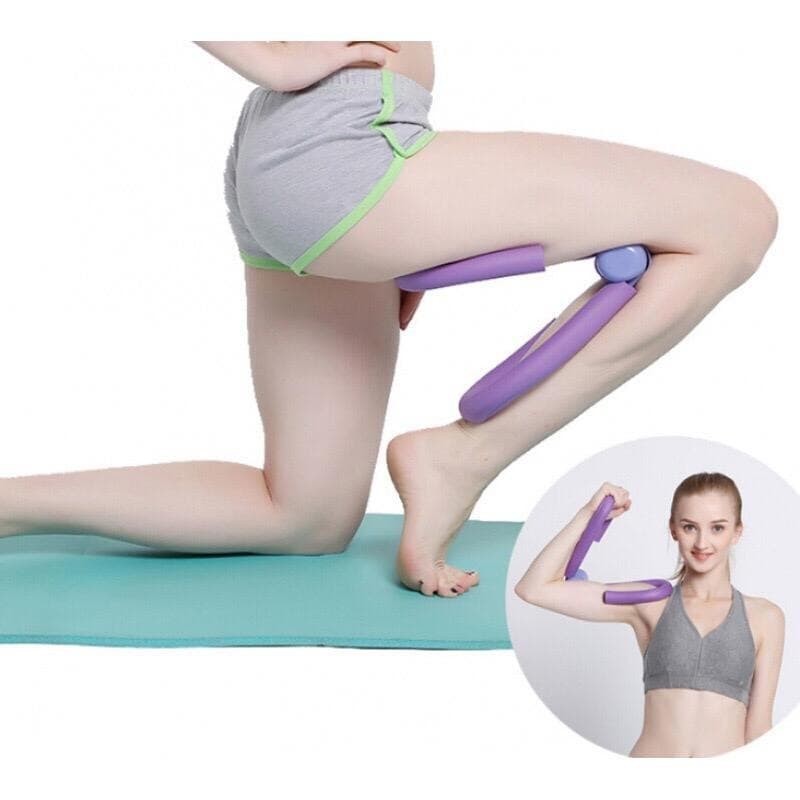 LEG TRAINER FITNESS PILATES YOGA GYM LENGAN DADA PAHA MULTIFUNGSI CLIP