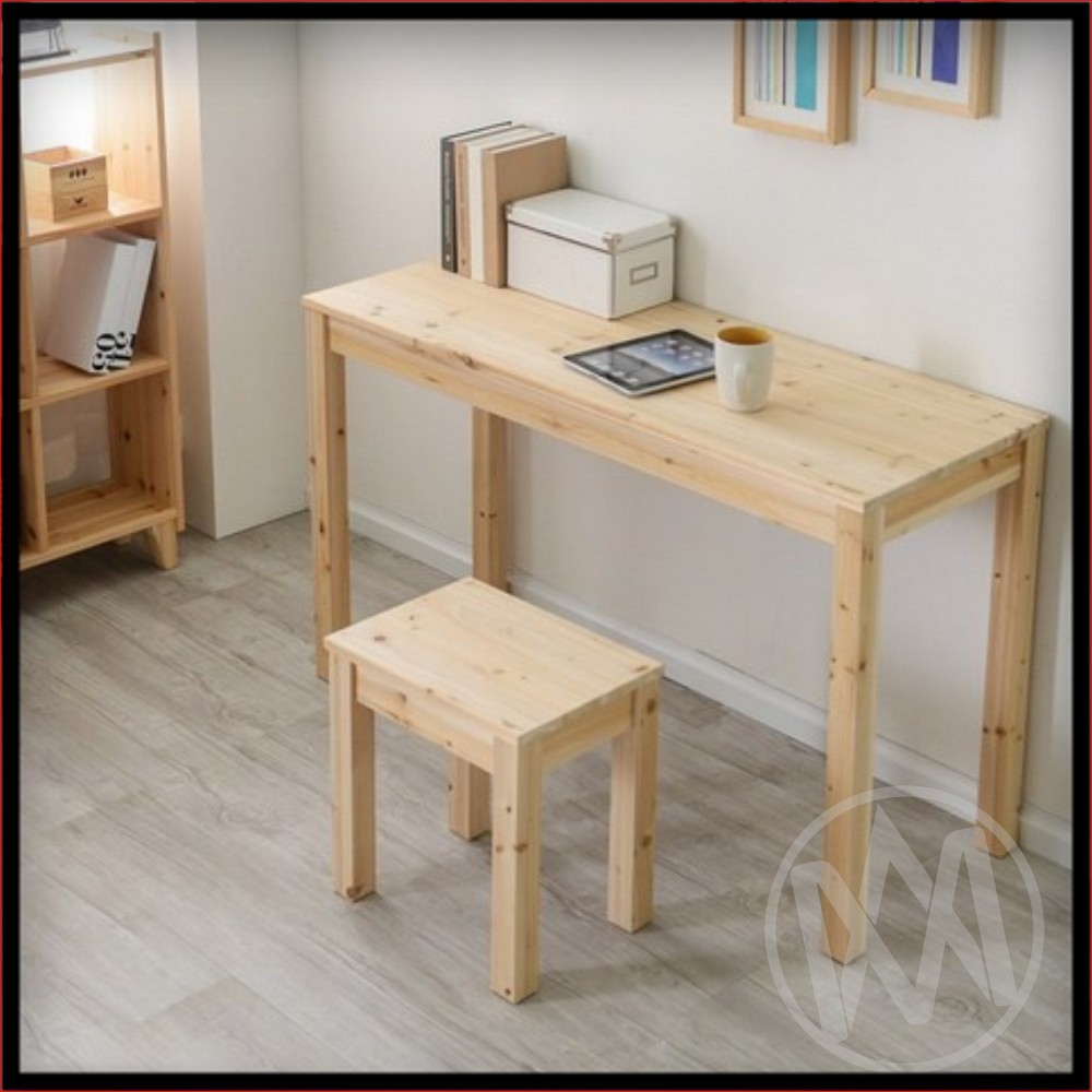 Meja kayu serbaguna - meja belajar minimalis - meja kamar - Meja kerja minimalis