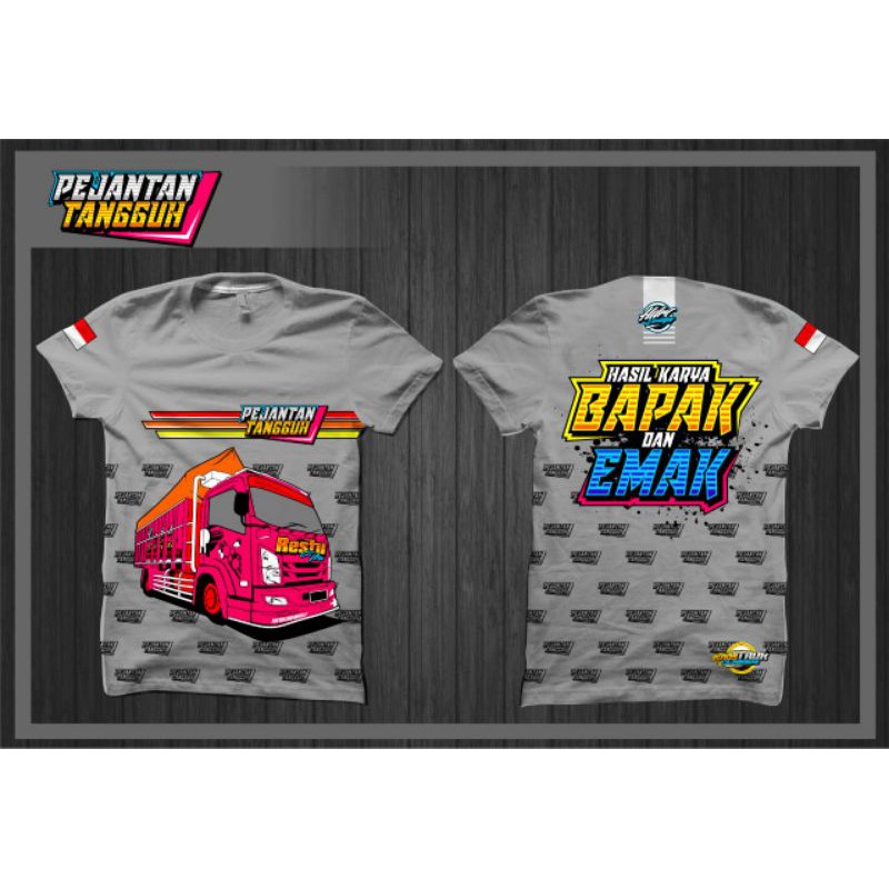 kaos Truk kaos trek kaos truck kaos Truk pejantan tangguh