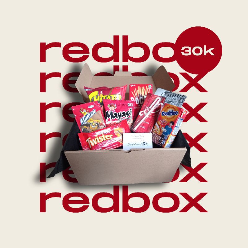 

REDBOX SNACK BOX MURAH HAMPERS KADO ULANG TAHUN 30K