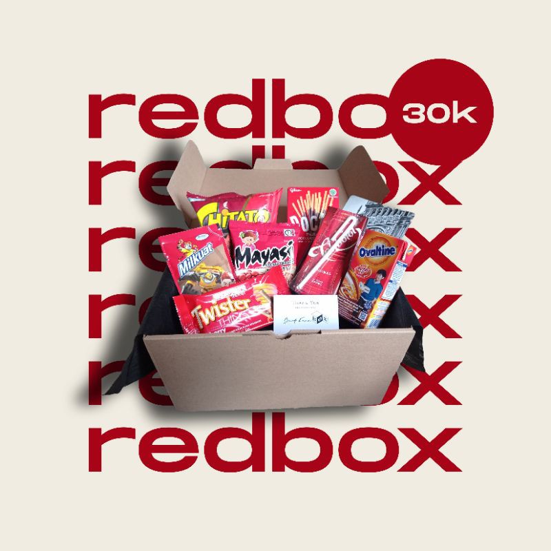 

REDBOX SNACK BOX MURAH HAMPERS KADO ULANG TAHUN 30K