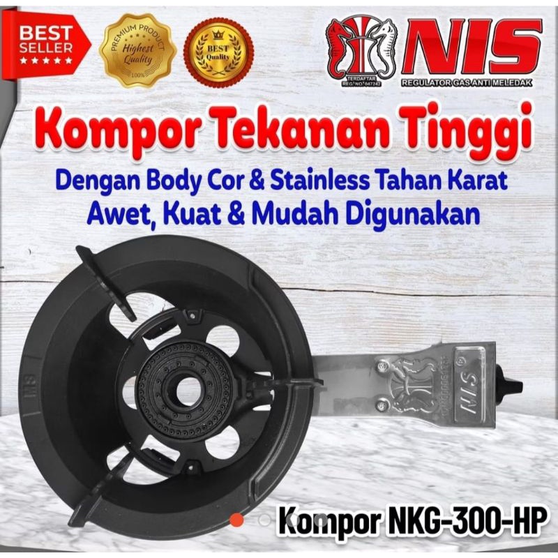 NIS Kompor Cor Tekanan Tinggi High Pressure NKG- 300HP