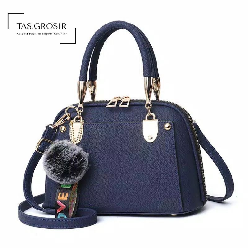 [COD] LB - New arrival tas fashion wanita bahan PU jeruk tebal / Tas import cantik 261