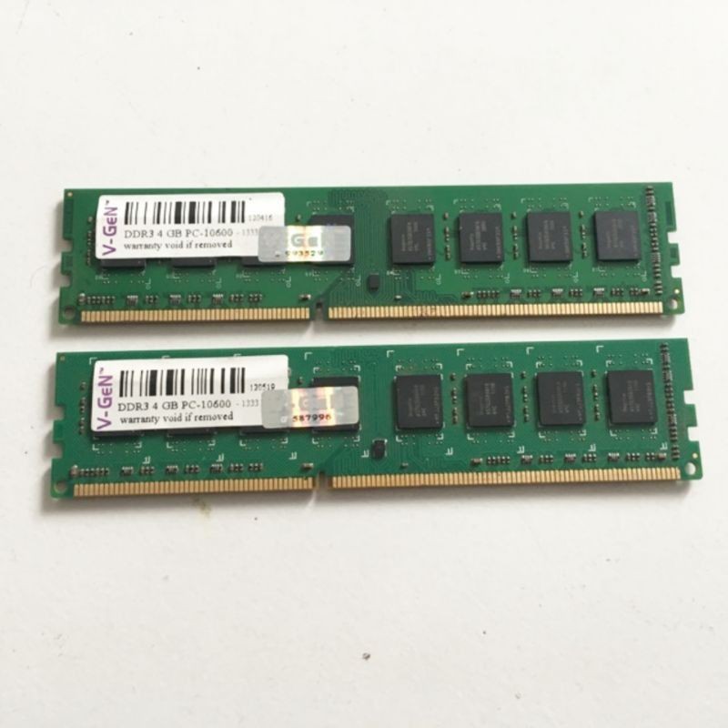 Vgen Ram PC DDR3 4GB PC10600 1333Mhz Longdimm