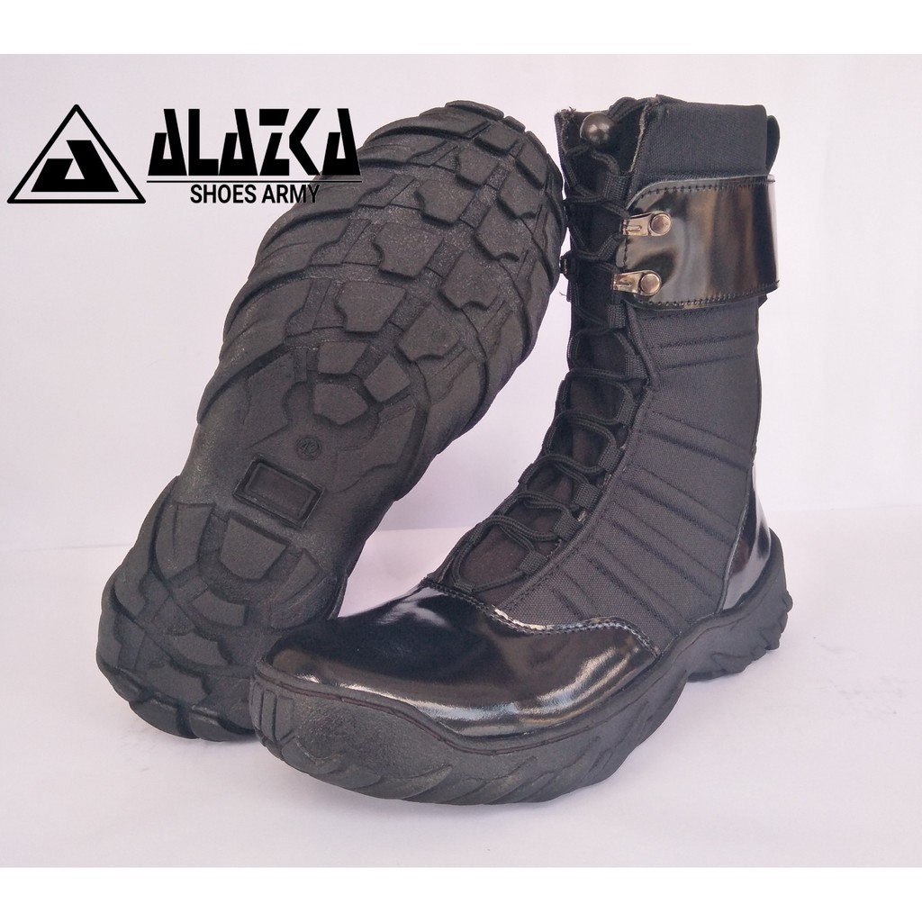 Sepatu PDL Ninja Kilap Sol Komando Alazka