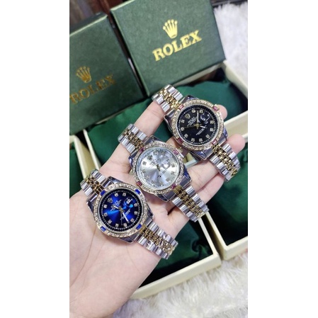 JAM TANGAN ROLEX RANTAI TANGGAL INCLUDE BOX