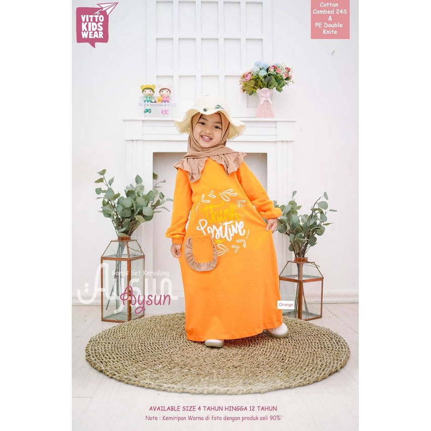 Gamis anak Set aysun by Vitto