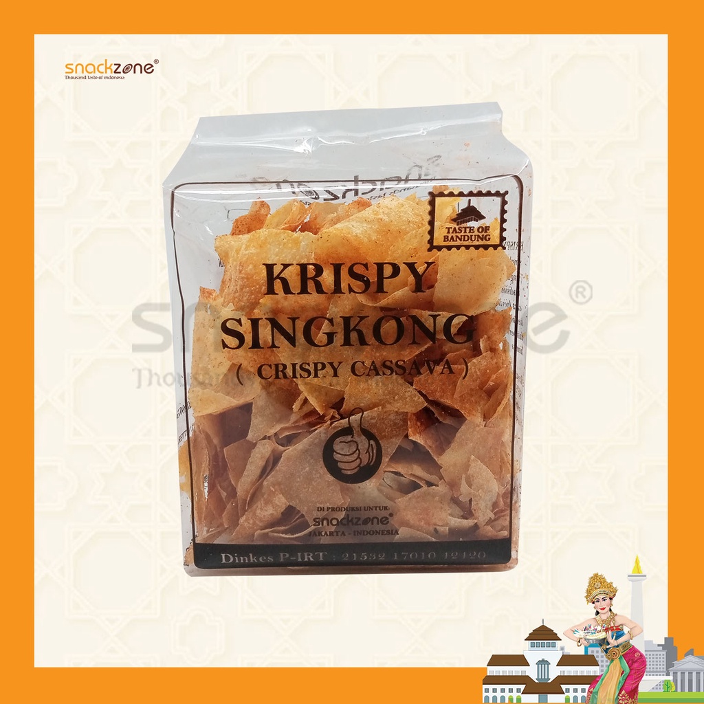 

Keripik Singkong Krispy Pedas