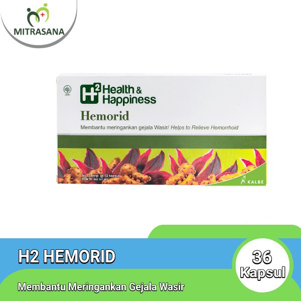 H2 Hemorid 36 Kapsul -Membantu Meringankan Gejala Wasir