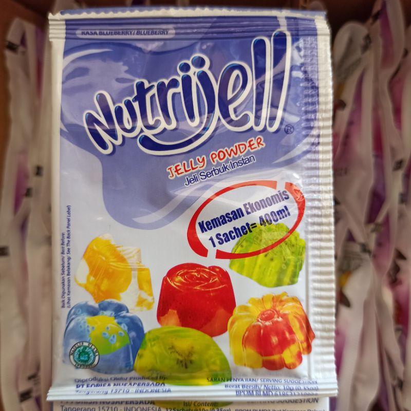

Nutrijell Jelly Powder Serbuk Instan Rasa Blueberry 10 Gr