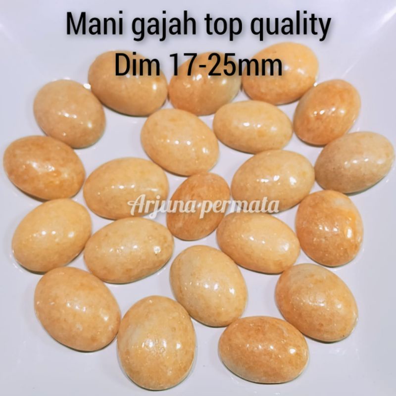 BATU MANI GAJAH CRISTAL ASLI NATURAL