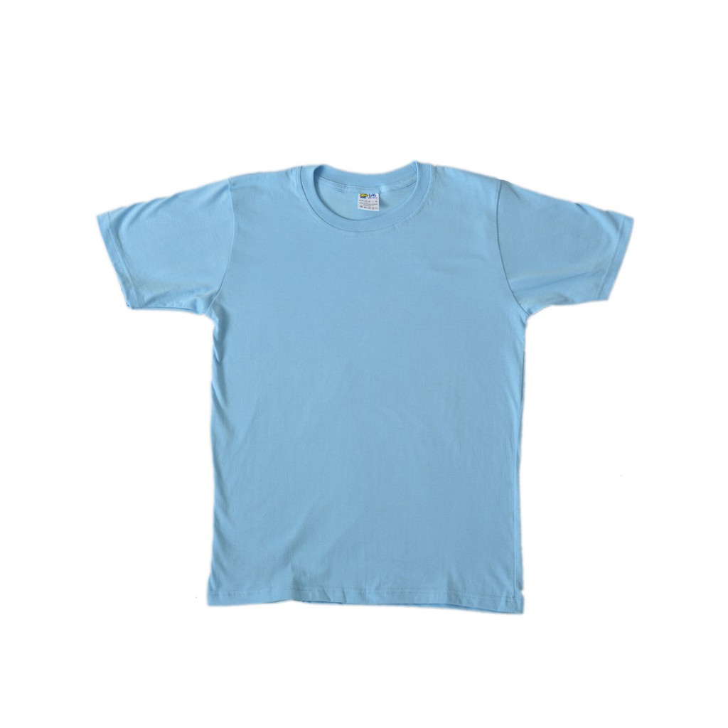 Kaos Polos Blue Baby (Biru Langit) Cotton Combed 24s