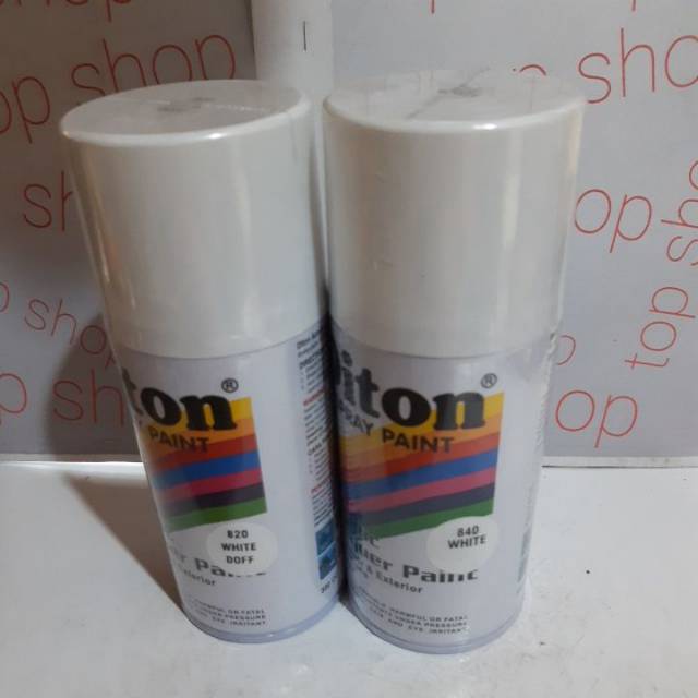 CAT SEMPROT DITON WARNA PUTIH 840 &amp; PUTIH DOF 820 ISI 300CC