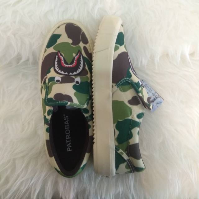 Sepatu Patrobas Army Slip On