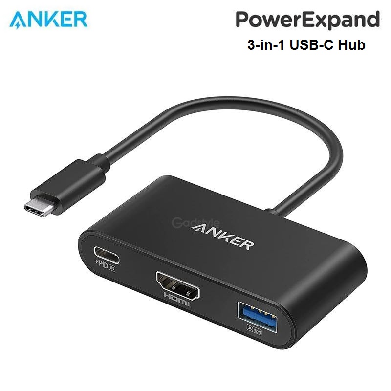 ANKER A8339 - PowerExpand 3-in-1 Multi-Function USB-C Hub - HUB USB-C Terbaru dari ANKER
