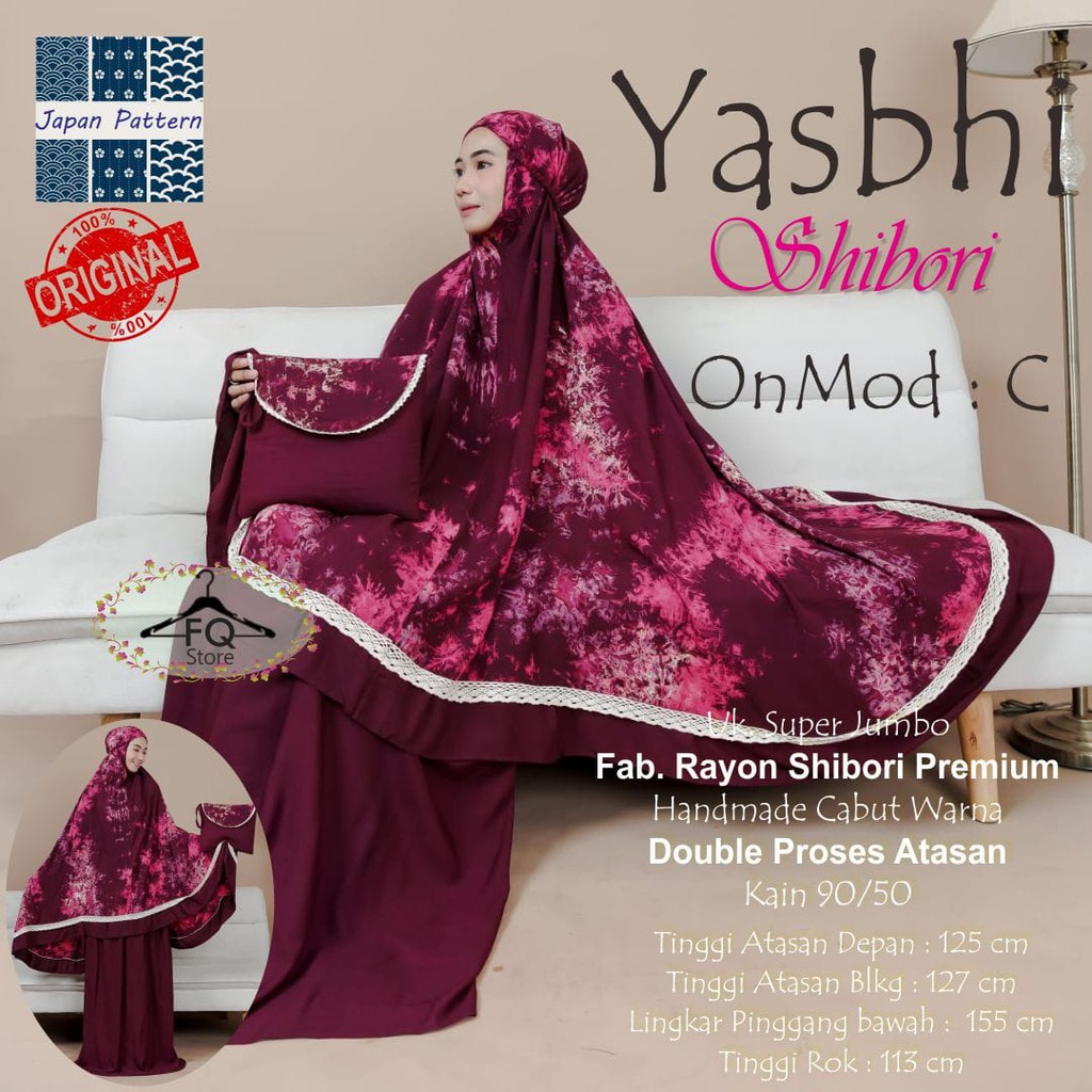 Mukena Dewasa Yasbhi Shibori