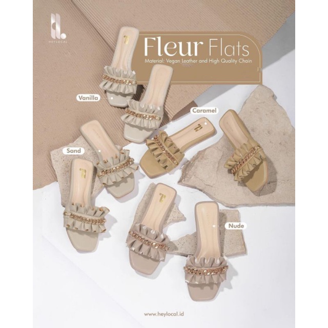 FLEUR FLAT SHOES & HEELS by : Local.id