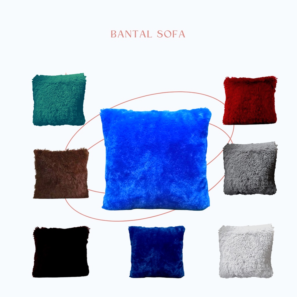 Bantal Sofa Bulu Rasfur Lembut