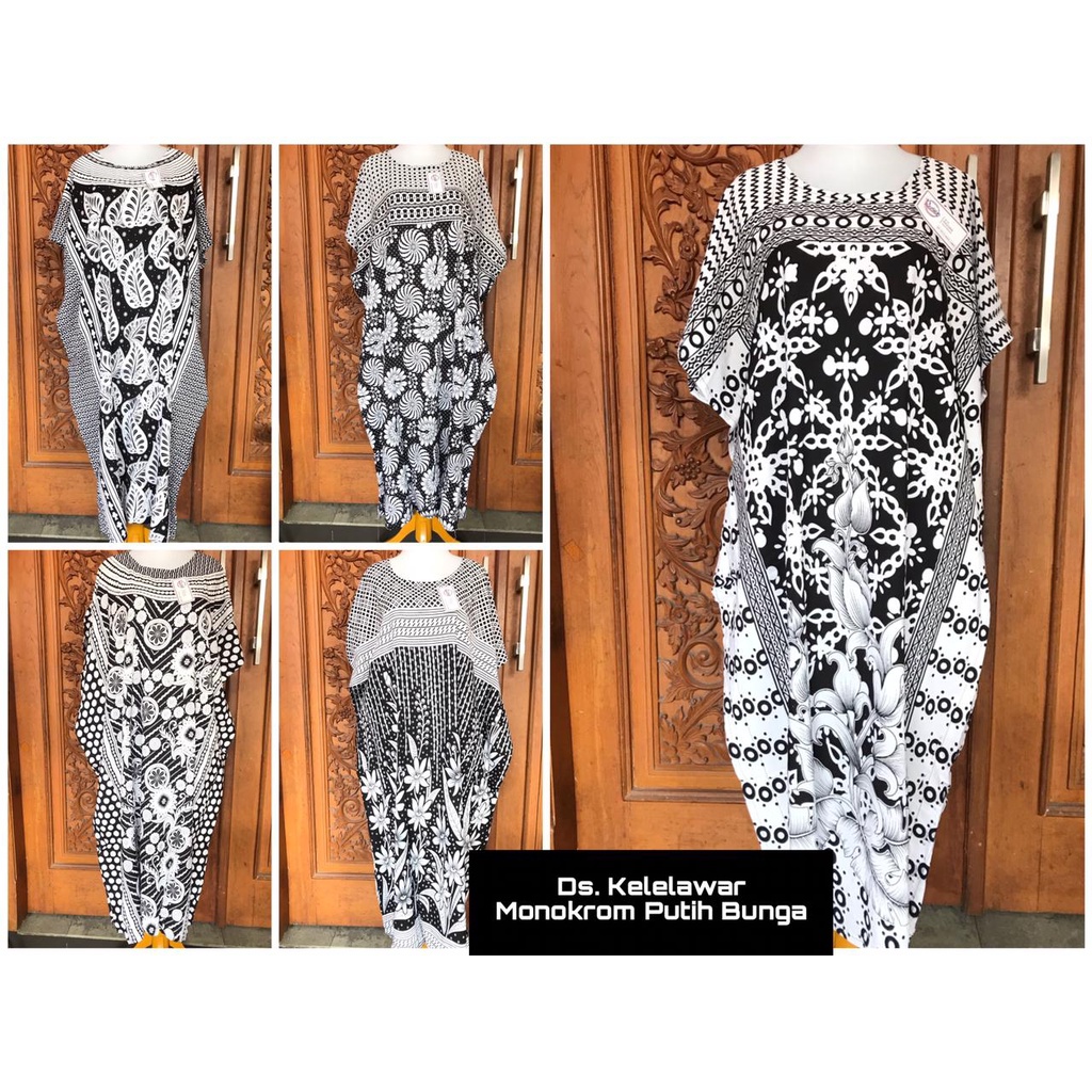 Daster Jumbo Kelelawar Kalong Lowo Batik Radian Solo Bahan Rayon Premium-4