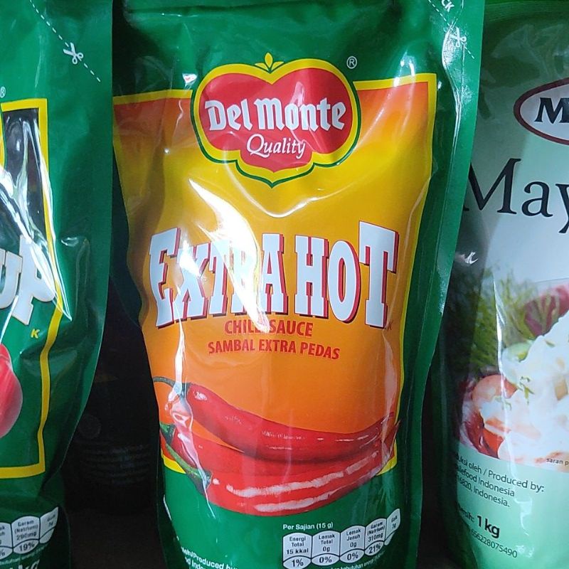 

delmonte sambal extra hot 1kg / sambal delmonte 1kg