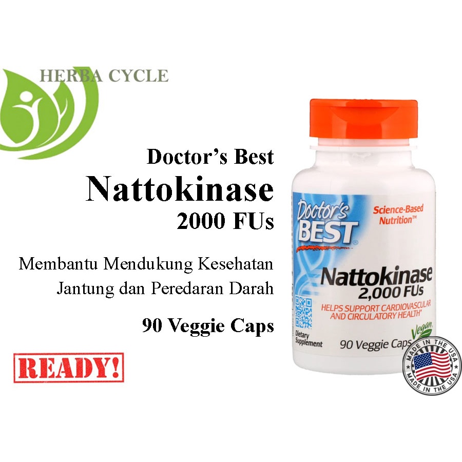 Doctors Best Nattokinase 2000 FUs 90 Veg Dr Best Nattokinase Doctor Best Nattokinase