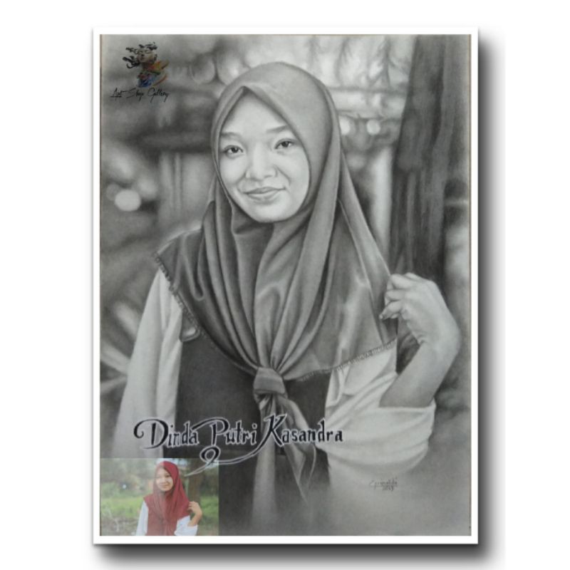 Lukisan Pensil / Sketsa Wajah A4