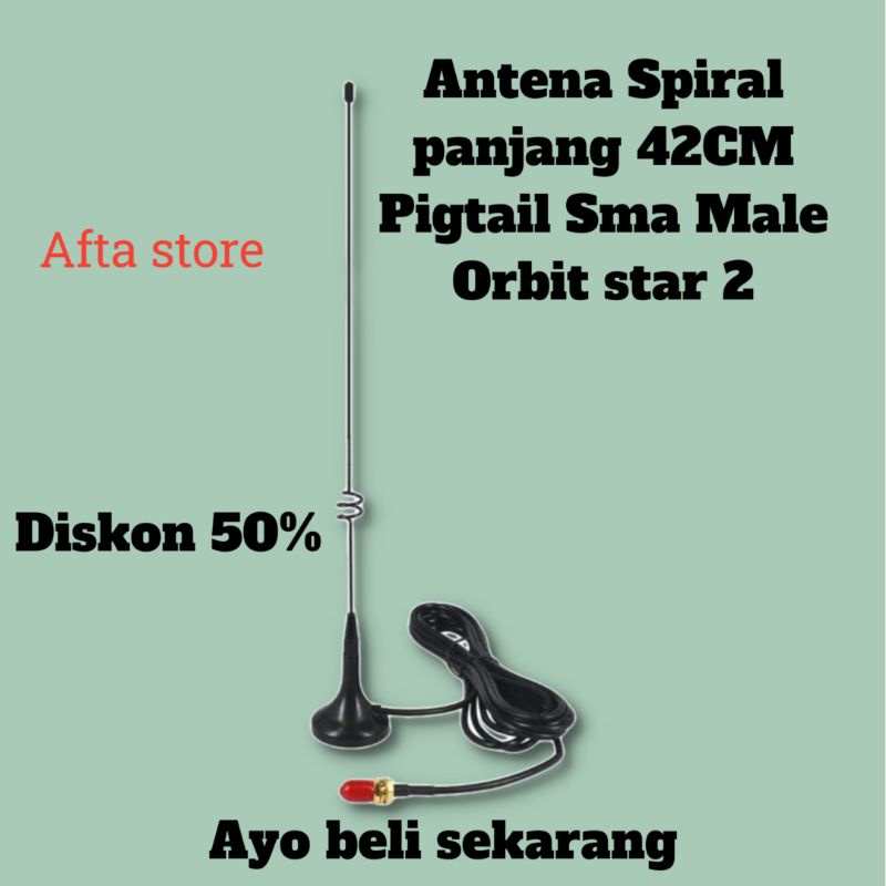 Antena Spiral penguat signal modem router wifi orbit star 2 star 3 pro cpe star z1 huawei ZTE TPlink