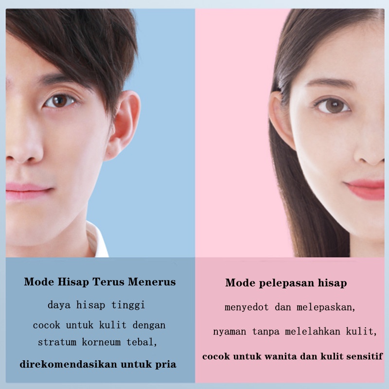 Inface MS7000 Alat Penyedot Komedo dan Jerawat Elektrik Blackhead Remover 4 Nozel Mesin Penghilang Penyedot Komedo Wajah