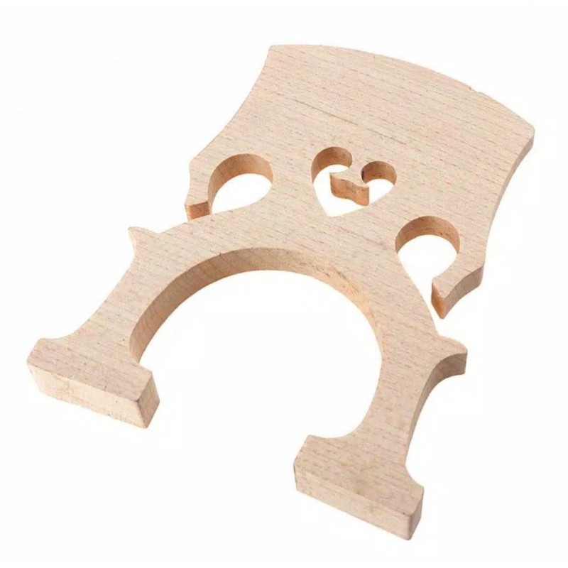 Bridge cello Kayu Bridge CELLO bahan Maple tersedia 4/4 3/4 dan 1/2