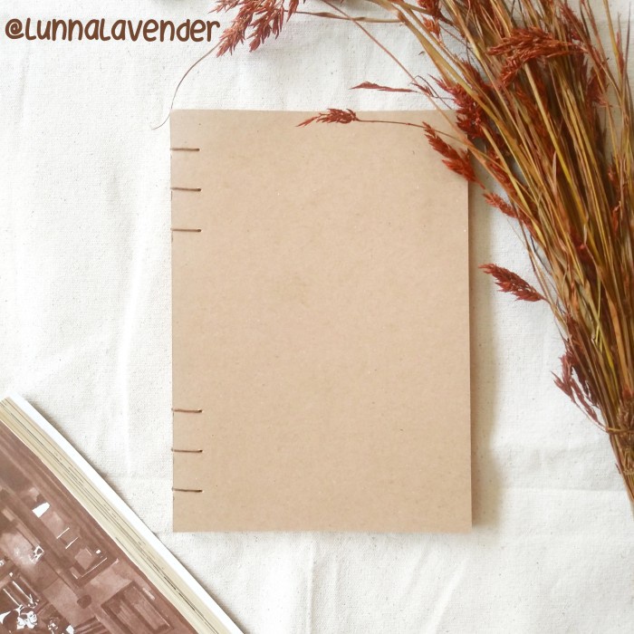 

[RESTOCK] Choco Old Binding Notebook A5 Buku Tulis Catatan Agenda Vintage Lucu - 60 hal