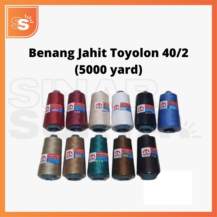 Benang Jahit Toyolon 40/2 (5000 Yard)