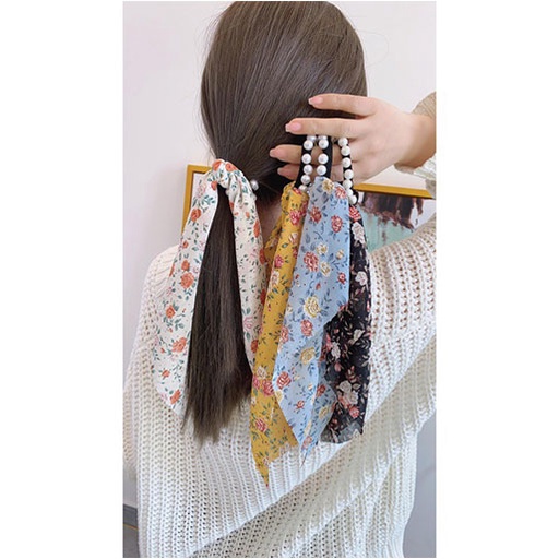 [✅READY STOCK] COD Elegan Syal Ikat Rambut Multifungsi Korea Pita Ikat Kepala Serbaguna Rambut  Penjualan Panas Mode