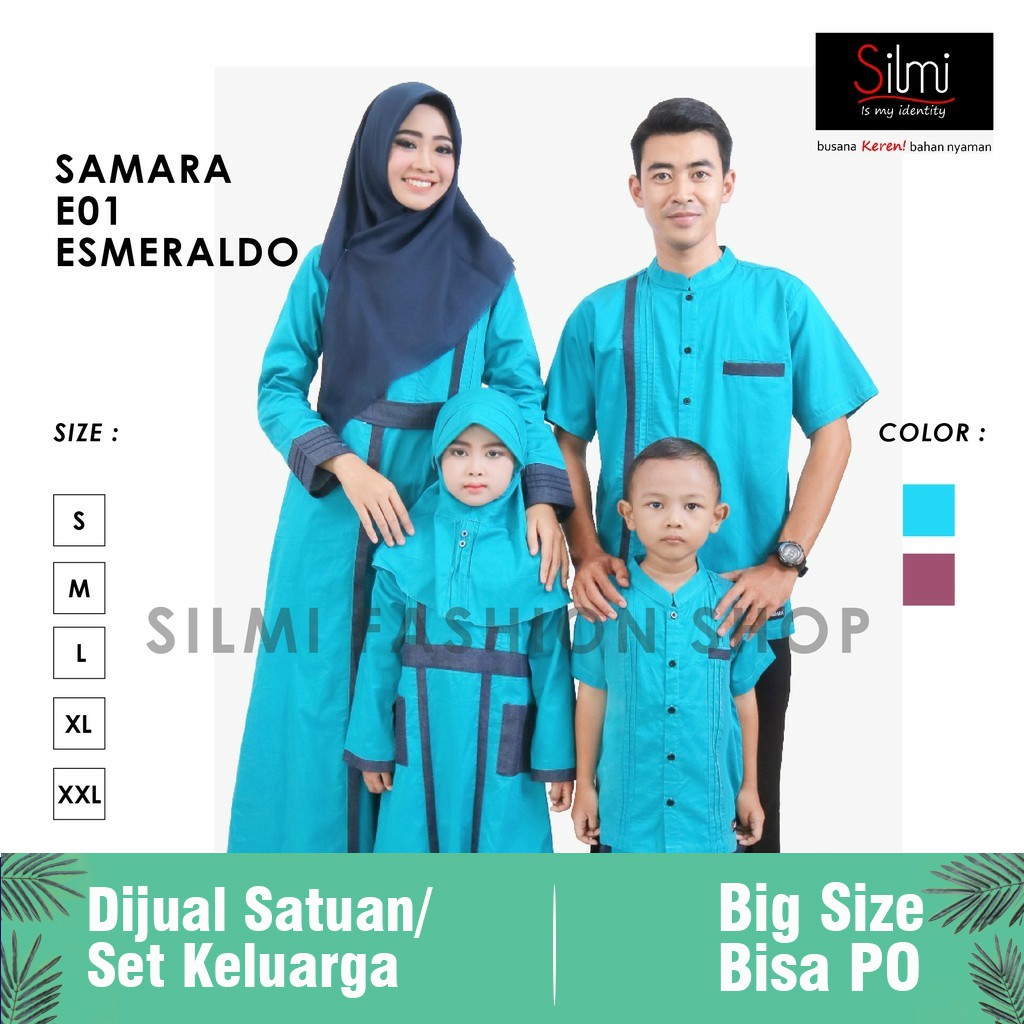  Baju  couple  keluarga  100 original by SAMARA bahan katun 