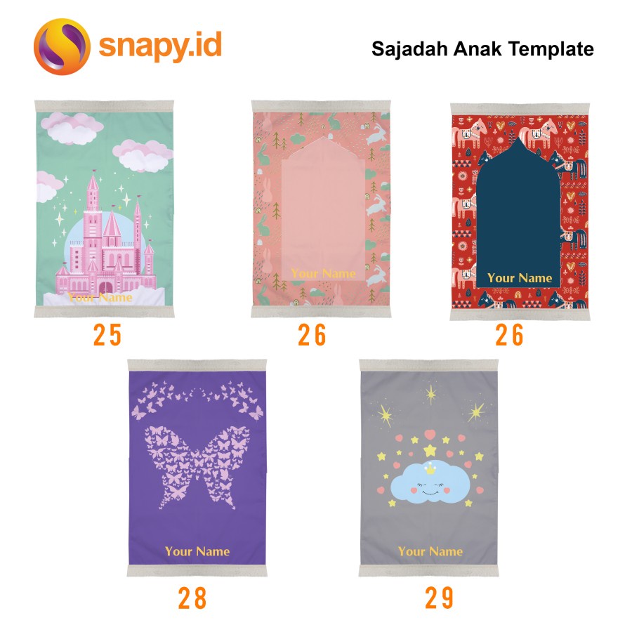 SAJADAH ANAK CUSTOM / SAJADAH / ANAK / GIFT /-3