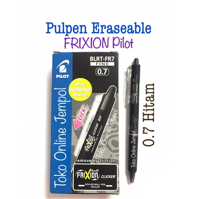 

Eklusif Pulpen Frixion Clicker 0.7 Hitam Erasable Bisa Hapus Pilot Atk1099Pl Murah