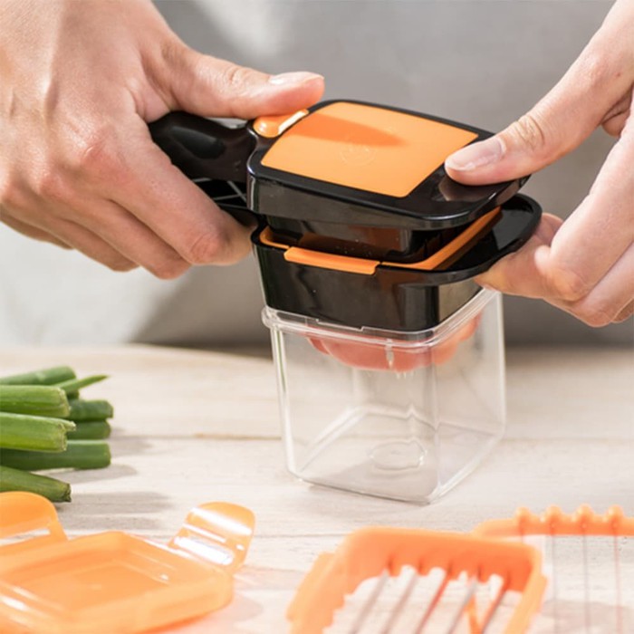 ALAT PEMOTONG BUAH SAYUR SERBAGUNA - NICER DICER QUICK 5 IN 1