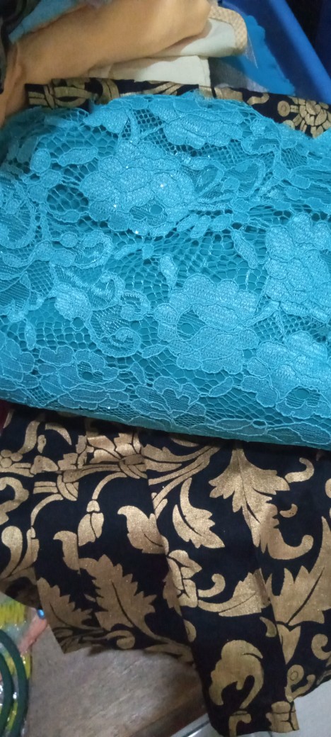 Syafin Batik - Cp Pelino / Couple Muslim / Brokat / Produk Ready Kebaya Modern Atasan Brukat Amara