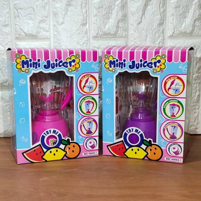 Mainan Blender Baterai Edukatif - Masak Masakan Dapur Anak Edukasi