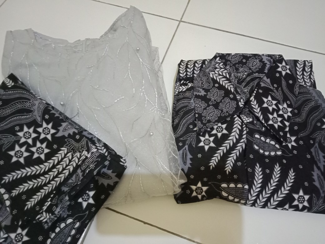 Couple Rnb Broklat Modern Motif Bunga Ganja Vs Pager Broklat // Batik Kekinian!! Artomoro_grosir