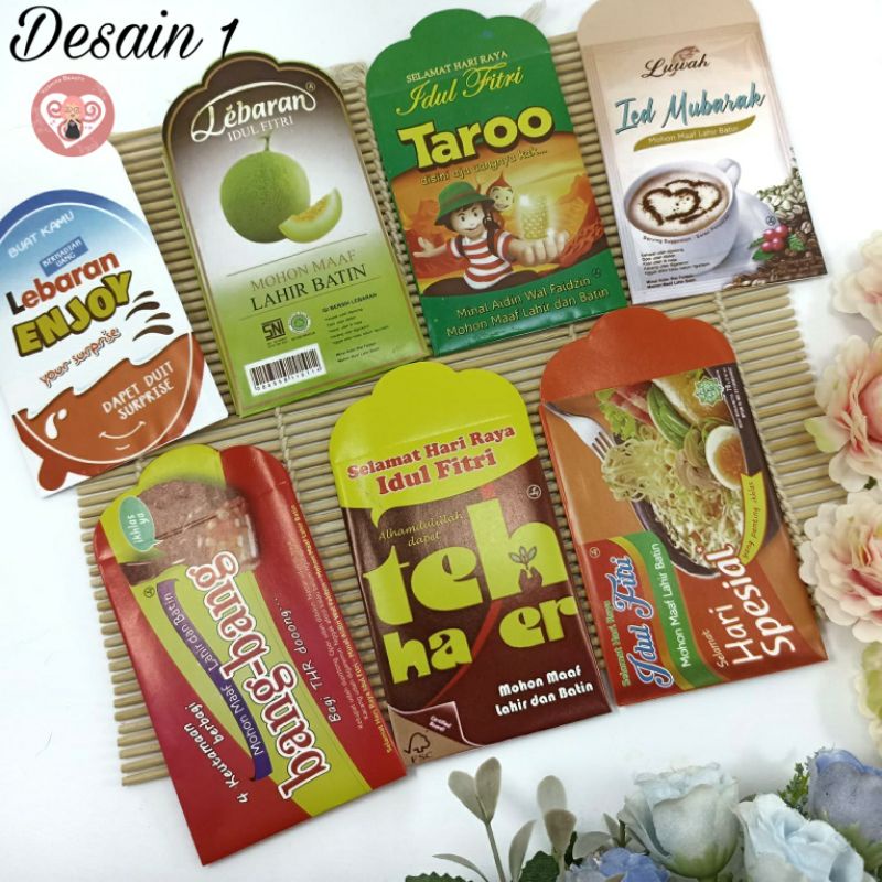 

Amplop Lebaran Snack Viral 1pack isi 10pcs | Ukuran Medium 7 x 12 cm | Amlop Angpao Snack Murah