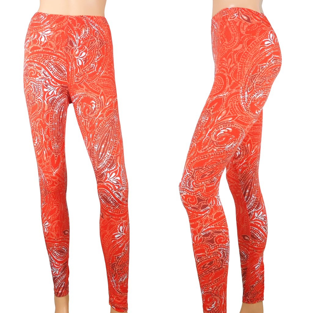 FOREVER 21 Celana Legging Panjang Motif Sport Olah Raga High Waist Yoga Zumba Fitness Gym Running FO