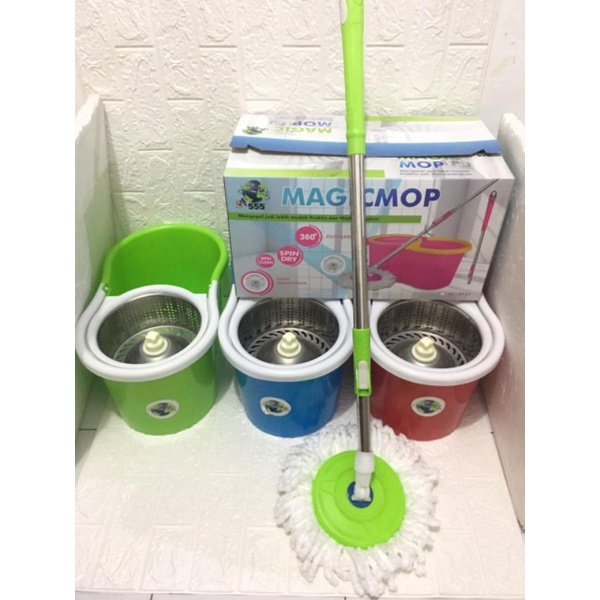 MAGIC MOP PEL PUTAR SPIN MOP STAINLESS