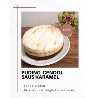 

Puding Cendol Saus Karamel D 18 cm| Hampers Puding | Hampers Bandung